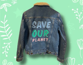 vegan denim jacket