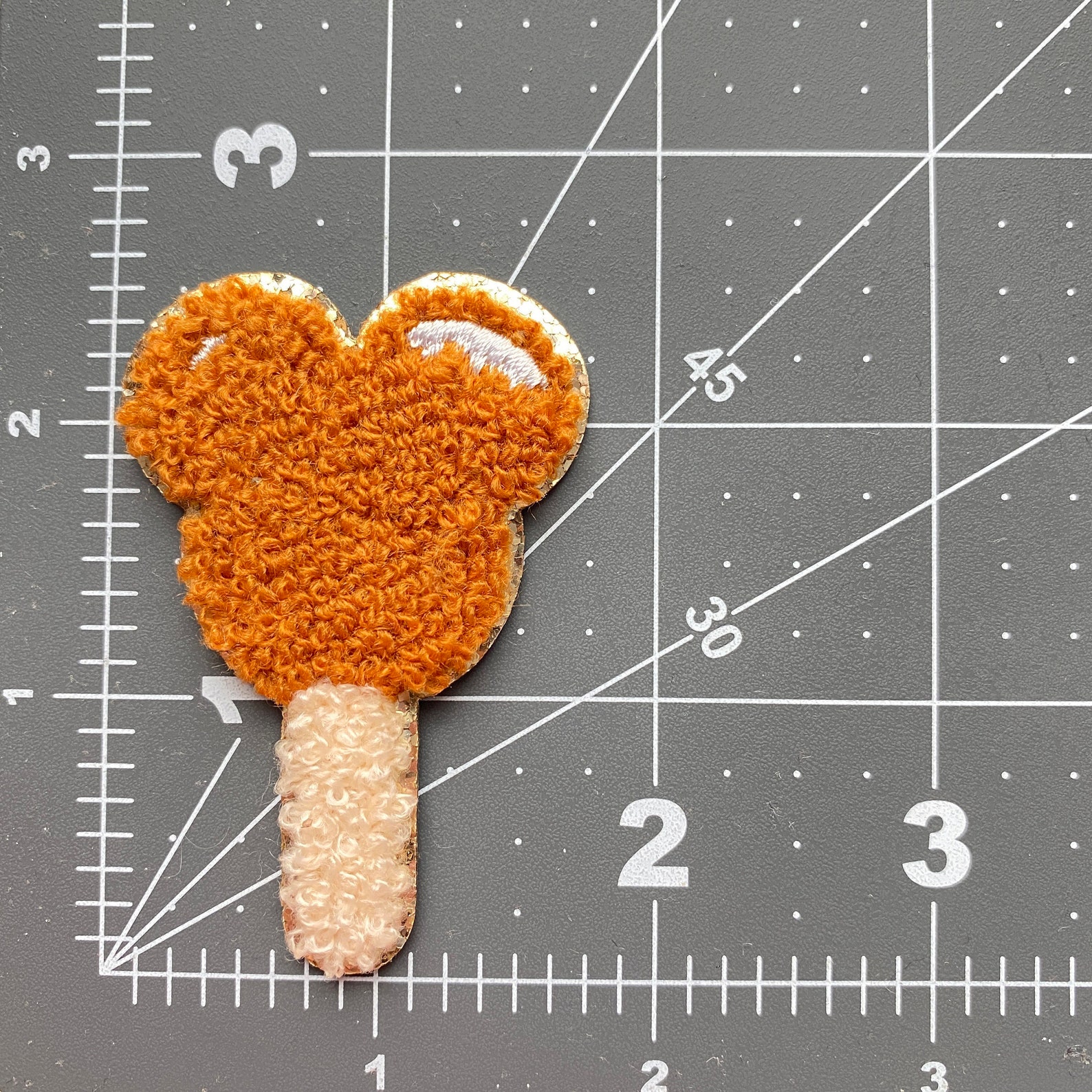 Mickey Mouse Ice Cream Bar Patch Chenille Mickey Ice Cream Etsy