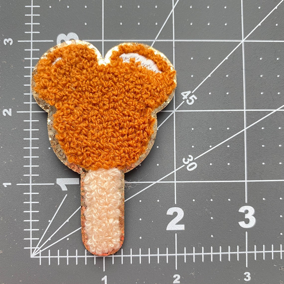 Mickey Mouse Ice Cream Bar Patch Chenille Mickey Ice Cream Etsy