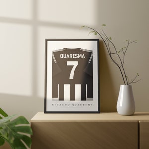 Quaresma Shirt Poster • Besiktas 15/16 • Retro • Artwork • Football • Gift • For Him • For Friend • For Football Fan