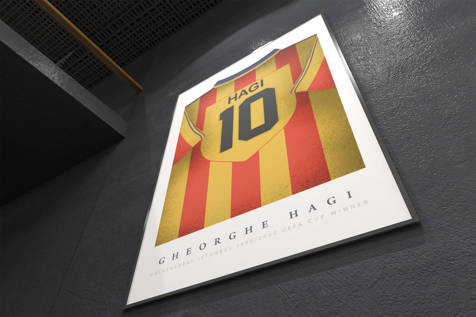 Personalisiert Galatasaray Shirt Poster Geschenk Artwork Individuell  Fußball Für Ihn Für Freund Für Fussballfan - .de