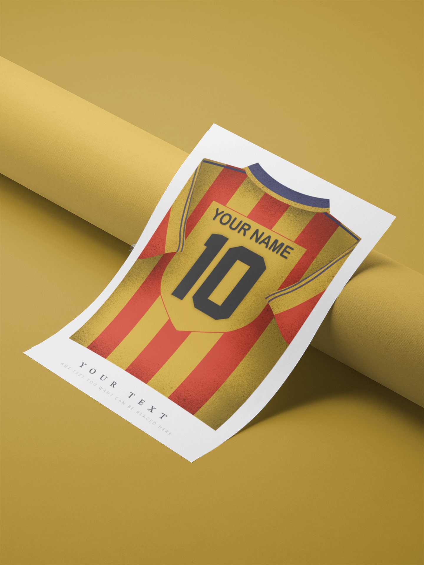 Personalisiert Galatasaray Shirt Poster Geschenk Artwork Individuell  Fußball Für Ihn Für Freund Für Fussballfan - .de