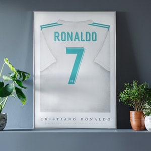 Real Madrid 17/18 Ronaldo Jersey - Etsy