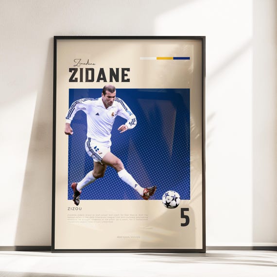 Michel Platini, Raymond Kopa, Zinedine Zidane and Jean Pierre Papin: 4 French legends in a row