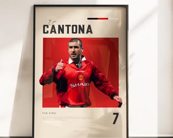 ERIC CANTONA  写真パネル ERIC CANTONA 写真パネル Eric Cantona in Manchester United