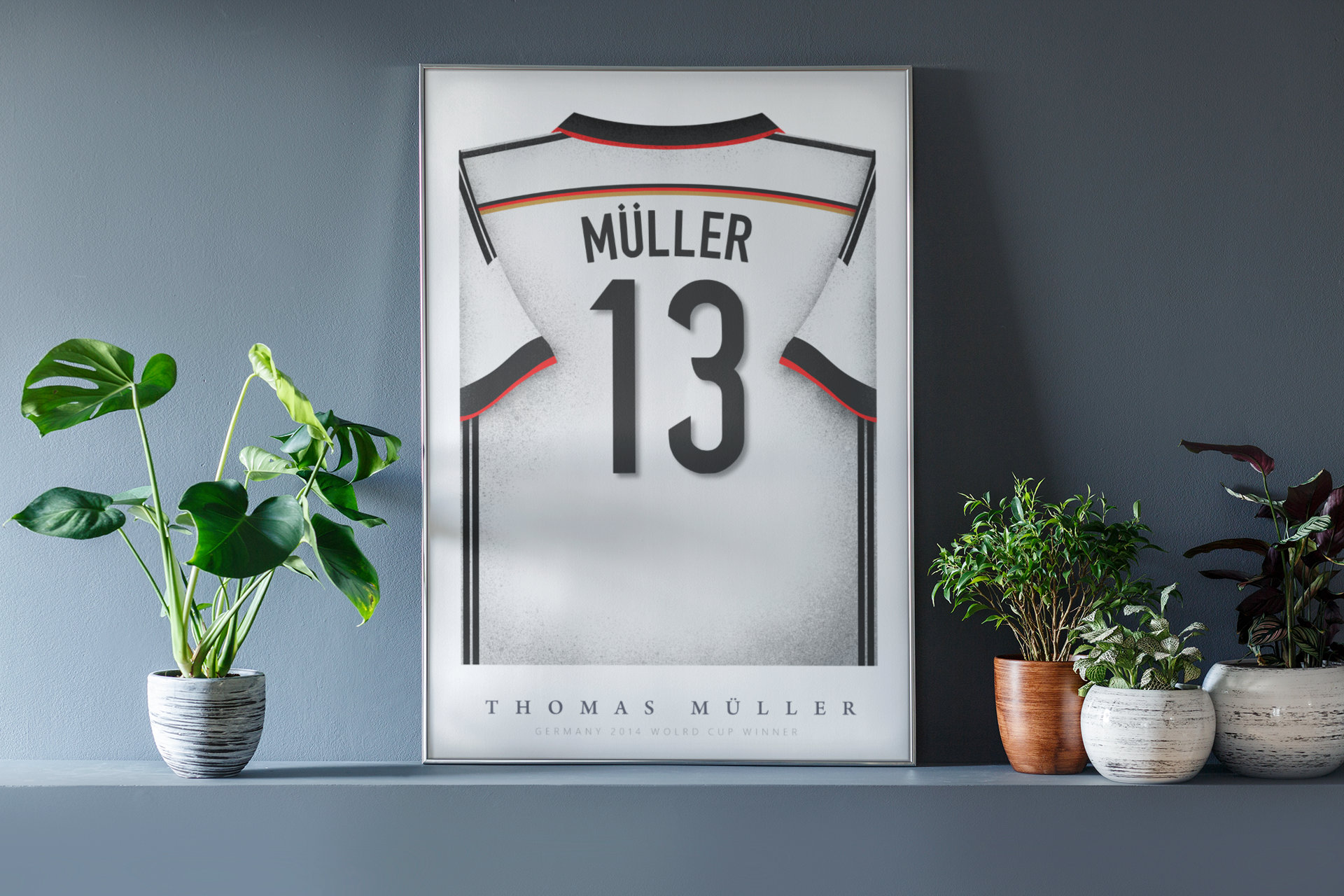 Foto-Poster Thomas Müller – Deutschland 2024 – A4 Hochglanzdruck, Vorgedruckte Autogramme, Geschenk Für Fans