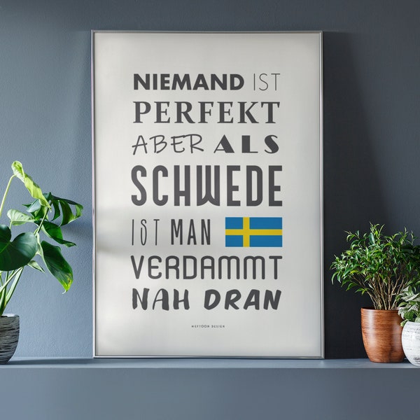 Schweden poster Etsy.de