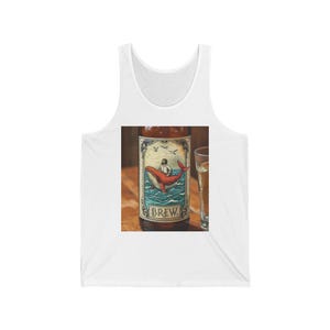 Funny Beer Tank Top: Whale Brew Party Apparel