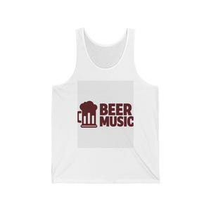 Beer Music Tank Top: Funny Alcohol Lover Gift