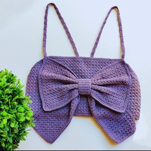 Crochet PDF Pattern: BOW TOP (Kiesha)