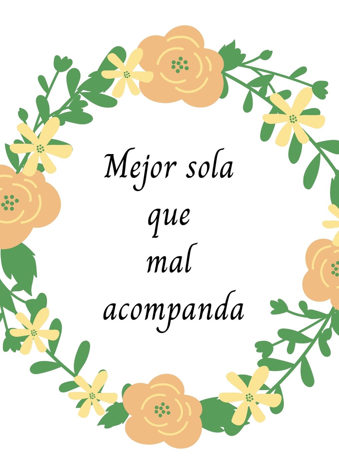 Spanish Quote Wall Art, Poster, Printable, Digital Download - Etsy