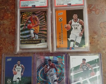 Giannis Antetokounmpo 5 card lot