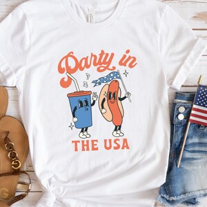 Vintage Americana Shirt | Patriotic Tee | Fourth of July T-Shirt | Women's Graphic Tee