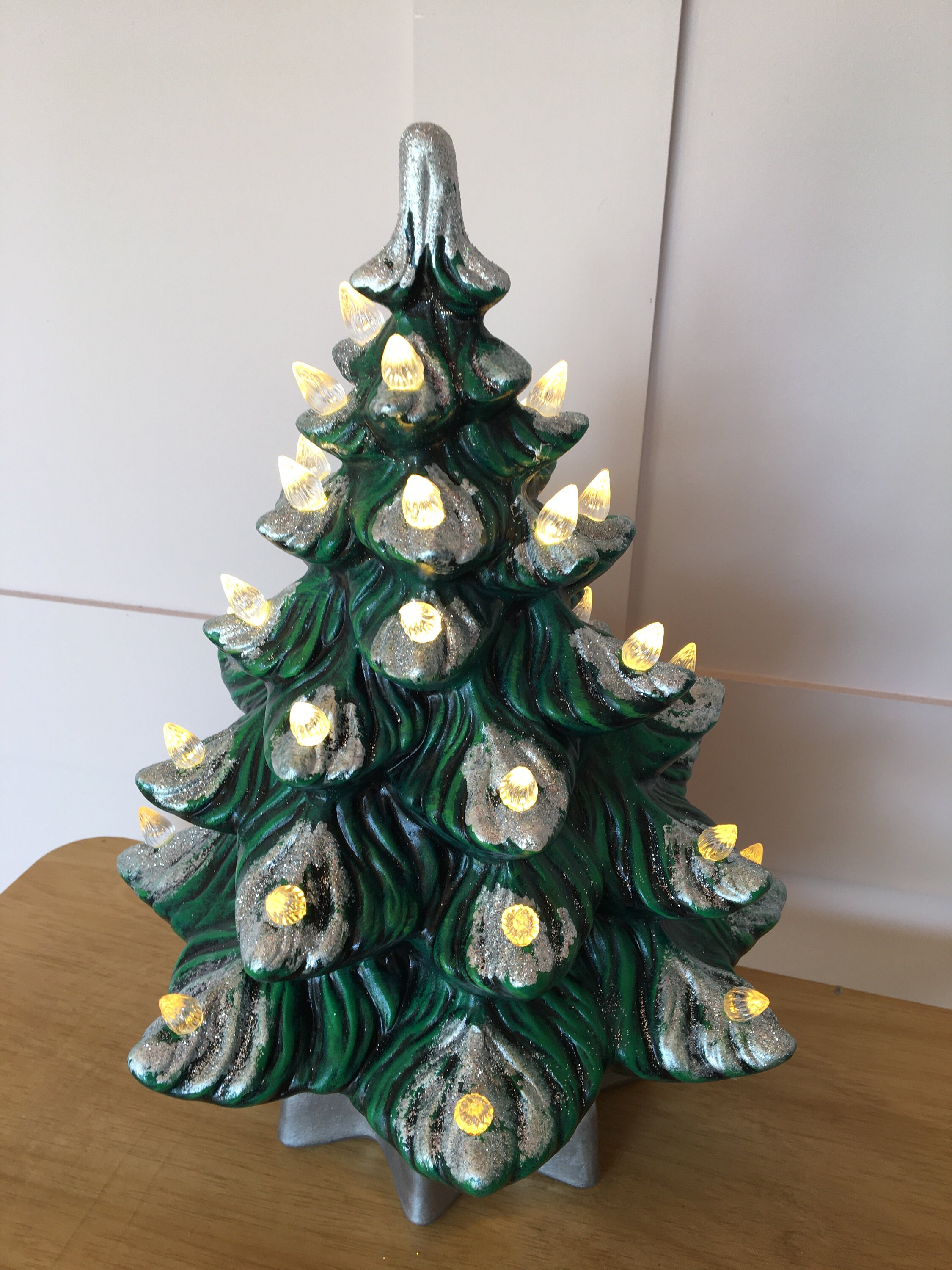 Ceramic Handmade and Hand Painted Christmas Tree With Etsy