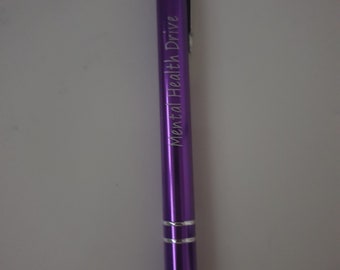 Mental Health Drive metal pen