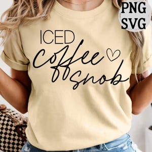 SVG-ontwerpbestand ijskoffie, koffie svg, koffie ontwerp, grappige koffie svg-bestand
