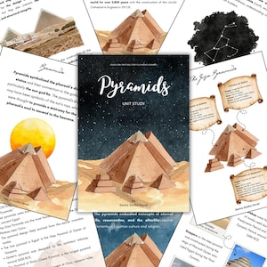 PIRAMIDES Unit Study, Oude Egypte, Geschiedenis, Cultureel gebied, Thuisonderwijs, Montessori, Charlotte Mason