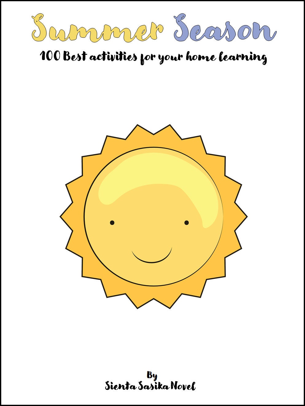 season series 100 pages summer activities book worksheets etsy