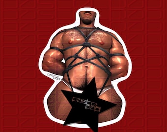 Tie Me Up Die Cut Vinyl Sticker