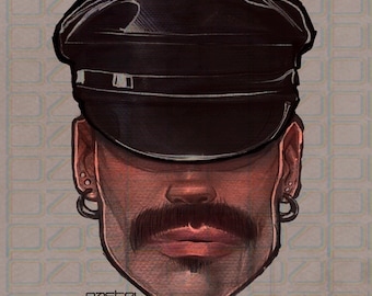Leather Papi Print