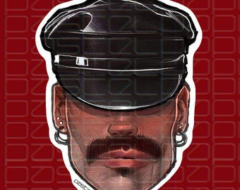 Leather Papi Die Cut Vinyl Sticker