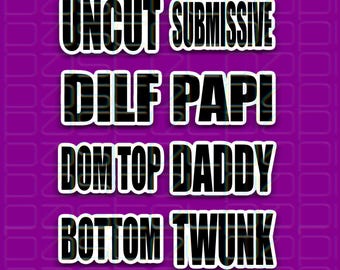 Naughty Text Vinyl Sticker