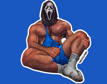 Slasher Scream Die Cut Vinyl Sticker