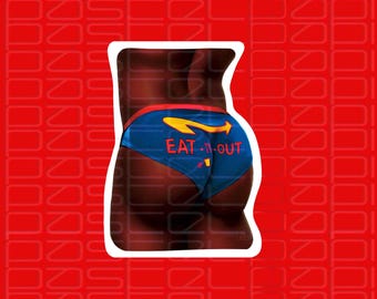 Eat it Out 2 Die Cut Vinyl Sticker