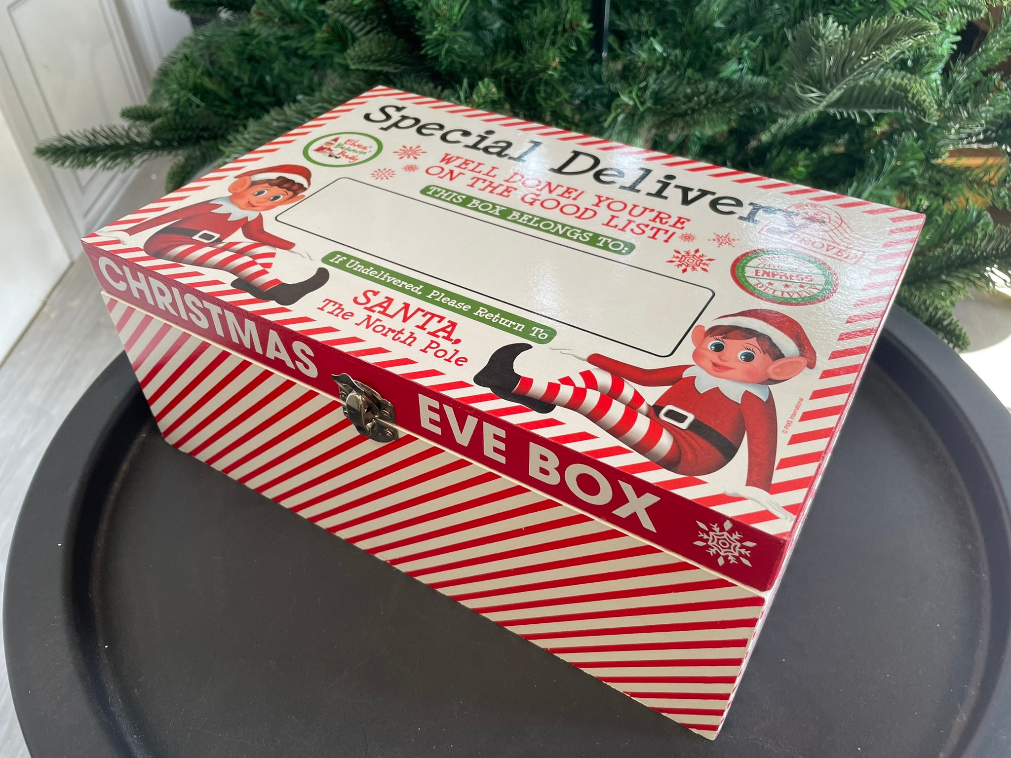 Christmas Eve Box Elves Behavin' Badly Wooden Christmas Eve