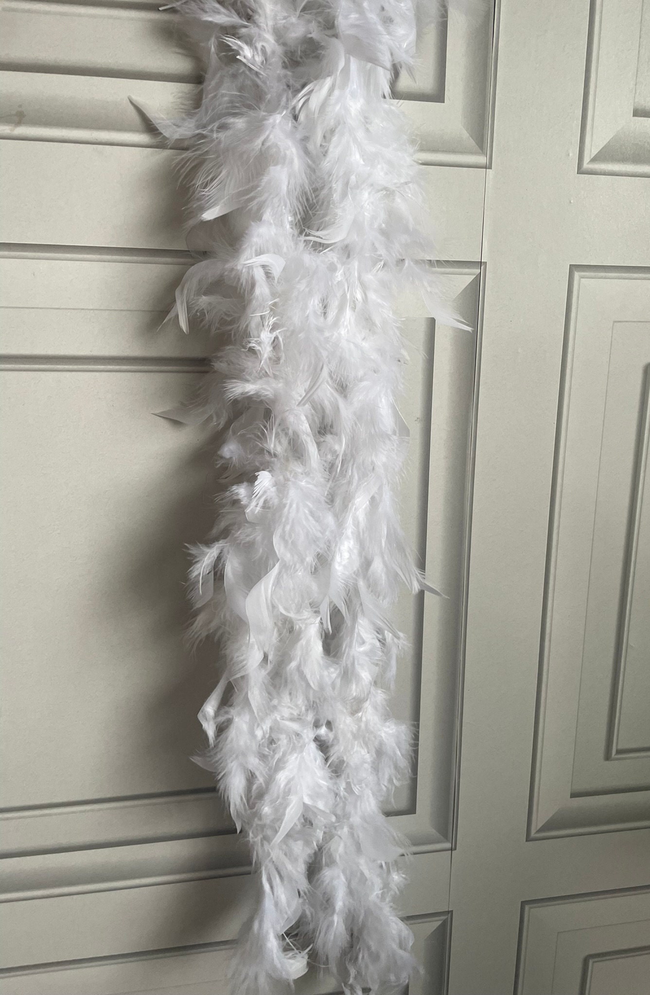 HS 3ply White Scarf Ostrich Feather Boa For Women Home Party Wedding Xmas Decor Diy Craft Clothing Costume Dance Dress Accecssoy