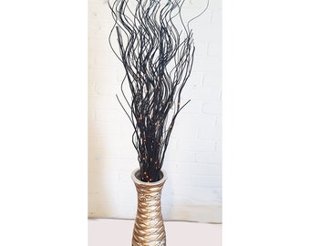 Black Tall Willow Twigs Bunch, Spiral Corkscrew or Twisted Contorted Natural  Branches  115cm 45 Inches tall 3 Designs