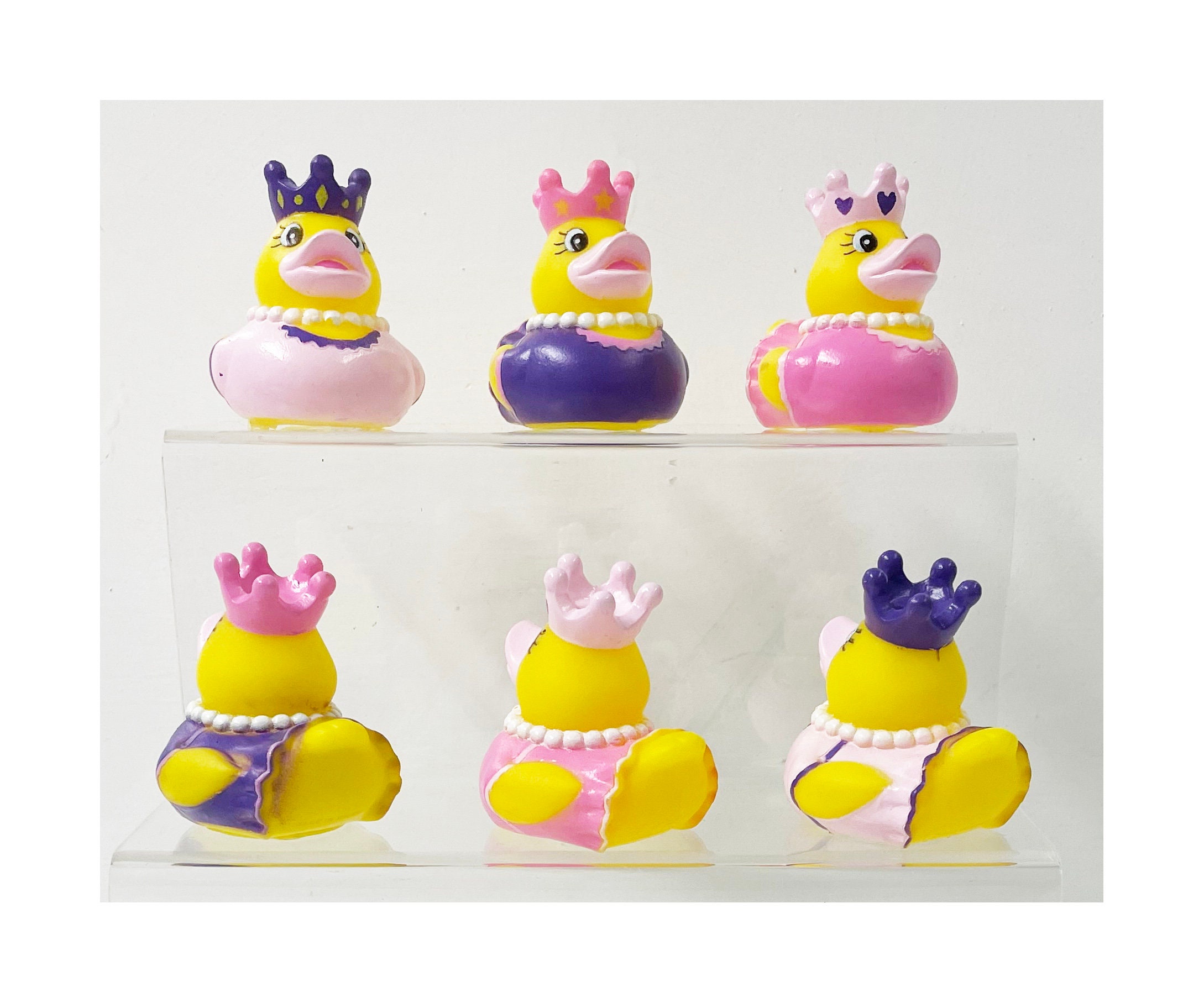 Queen Mini Rubber Duck Set: Fun Gift, Wedding Favour, Duck Race Etc. Set of  6 Cute Royal Theme Ducks in Disguise With Bright Crowns & Pearls -   Denmark