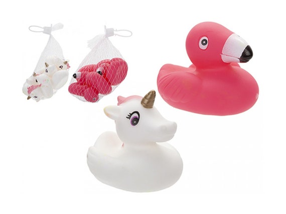 Einhorn MiniGummi Ente Set: Lustiges Geschenk, Hochzeitsgeschenk