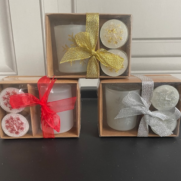 Christmas Tea Light Holder Etsy UK