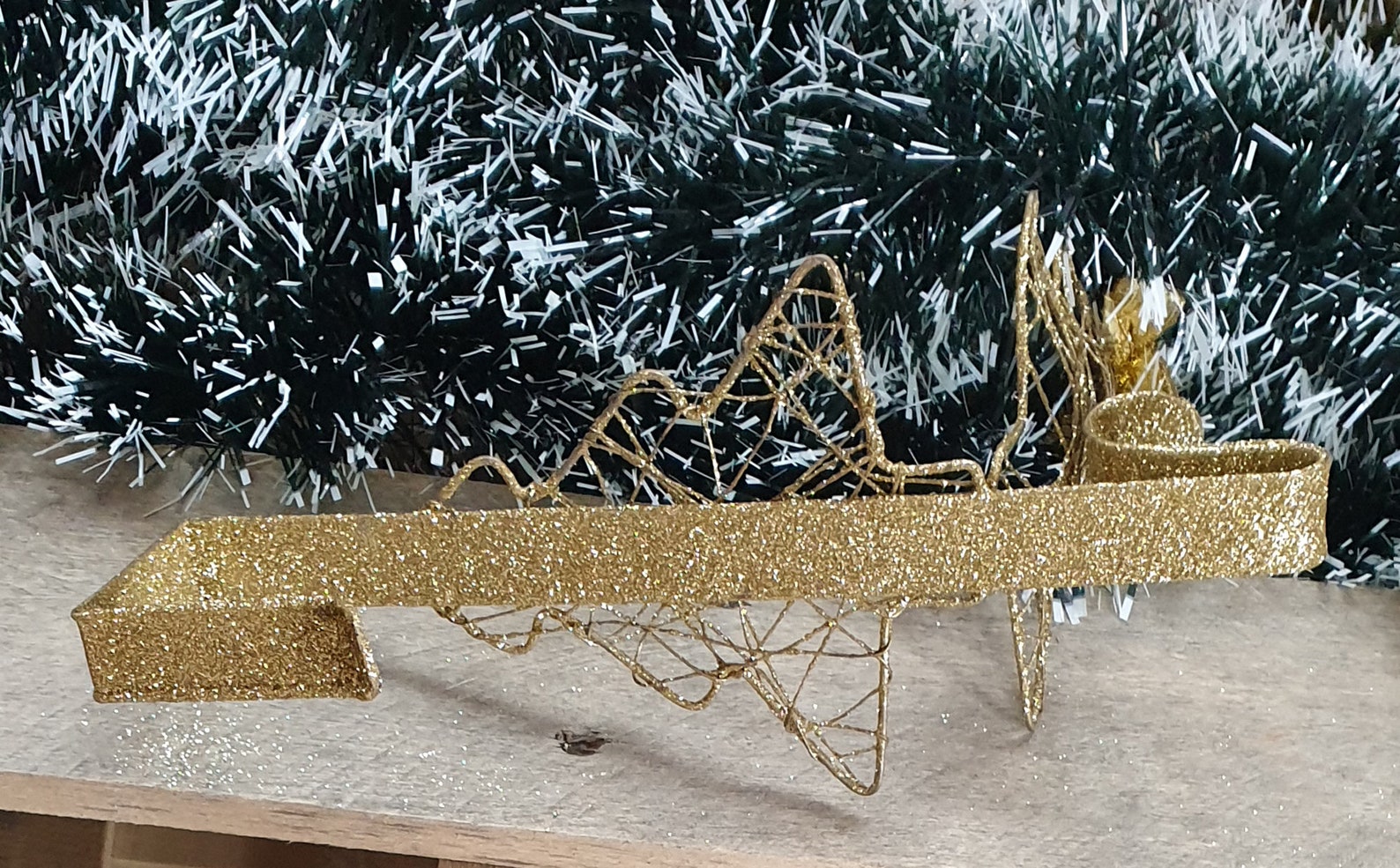 Gold Glitter Over Door Hanger for Christmas Wreaths Metal Etsy