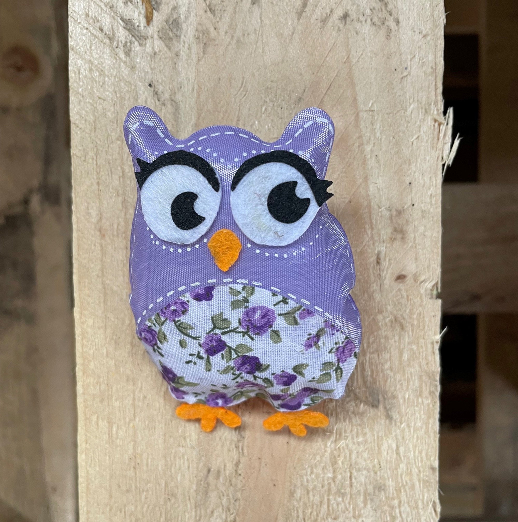 Chandail en peluche douce à motif hibou - Gris