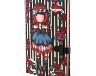Santoro Gorjuss Large Journal With PU Strap Hard Back Book Mary
