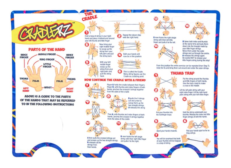 Cradlerz Magical Glitter String Art Cats Cradle Game. Learn to Etsy