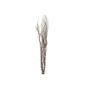 Brown Natural  Contorted  Willow Twigs Bunch, Curly Twisted Dried Vase Filler Corkscrew Branches 1.2M Branches 120cm tall