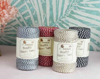 100 Meter Bäckergarn / Bakers Twine /Baumwollkordel / Wurstgarn /Geschenkband / Bäckerschnur / Bastelschnur / Original von Everlasto