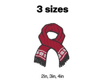 Scarf Icon Embroidery | All too well | Digital Embroidery File | Gifts | Instant Download