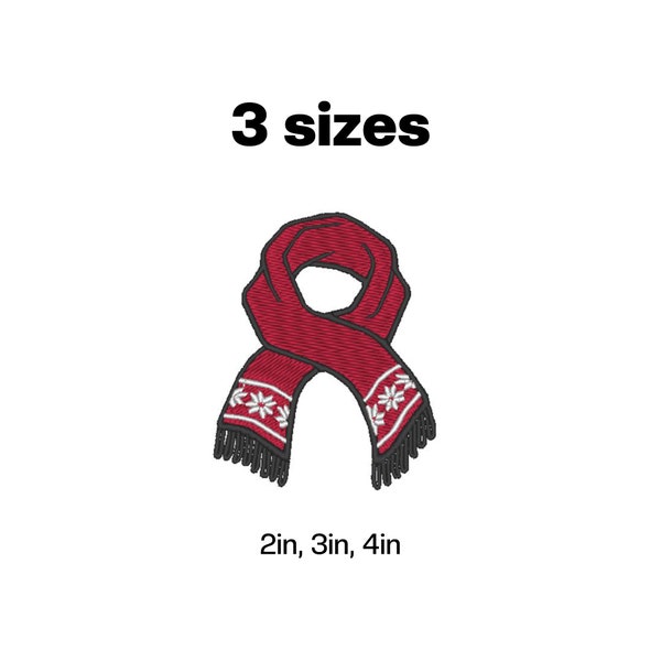 Scarf Icon Embroidery | All too well | Digital Embroidery File | Gifts | Instant Download