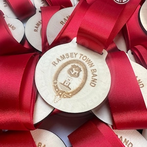 Custom Logo Eco Biodegradable Wooden Medals, Personalised Sports Medals, Marathon, Cycling, Running, Football, Charities, Rescues, Baby