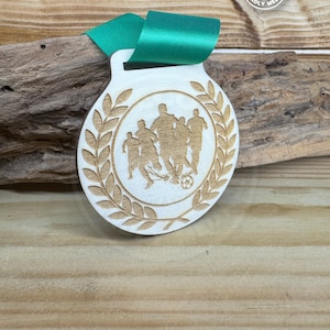 10+ Bulk Packs Custom Logo Eco Bio Wooden Medals, Personalised Sports Medals, Marathon, Cycling, Running, Football, Charity, Rescues
