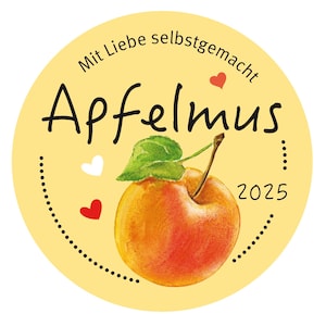 Labels apple sauce stickers jam stickers jelly mush labeling