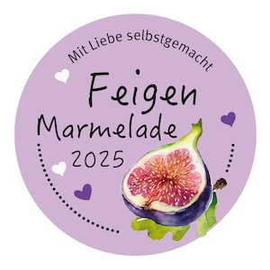 Labels jam fig sticker jelly mush labeling