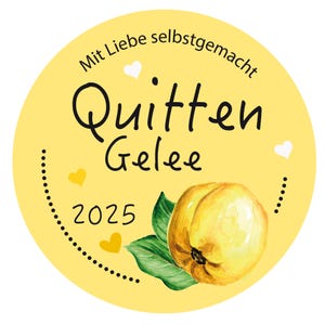 Labels Jam Quince Sticker Sticker Jelly Mus Label