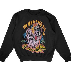 Bad Bunny x WL Unique Quality Off-White Heavy Sweatshirt Un Verano Sin Ti Warren Jumbo Print