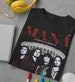 Mana: La Residencia 2022 Concert Tour Tee T-Shirt Merch Rock En Espanol Fher Los Angeles Forum 