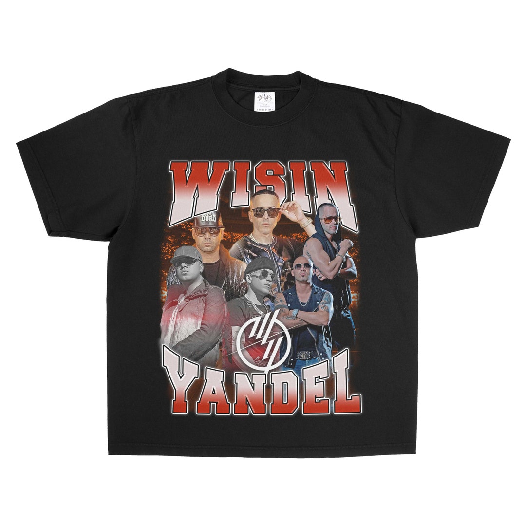 Wisin Y Yandel iconic La Ultima Mision Tour Oversized Shaka Wear LA ...